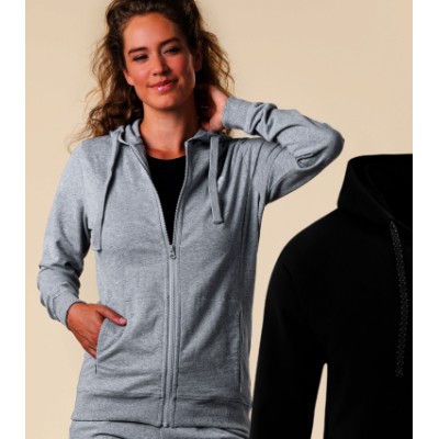 VESTE SWEAT à capuche en coton bio 100%,